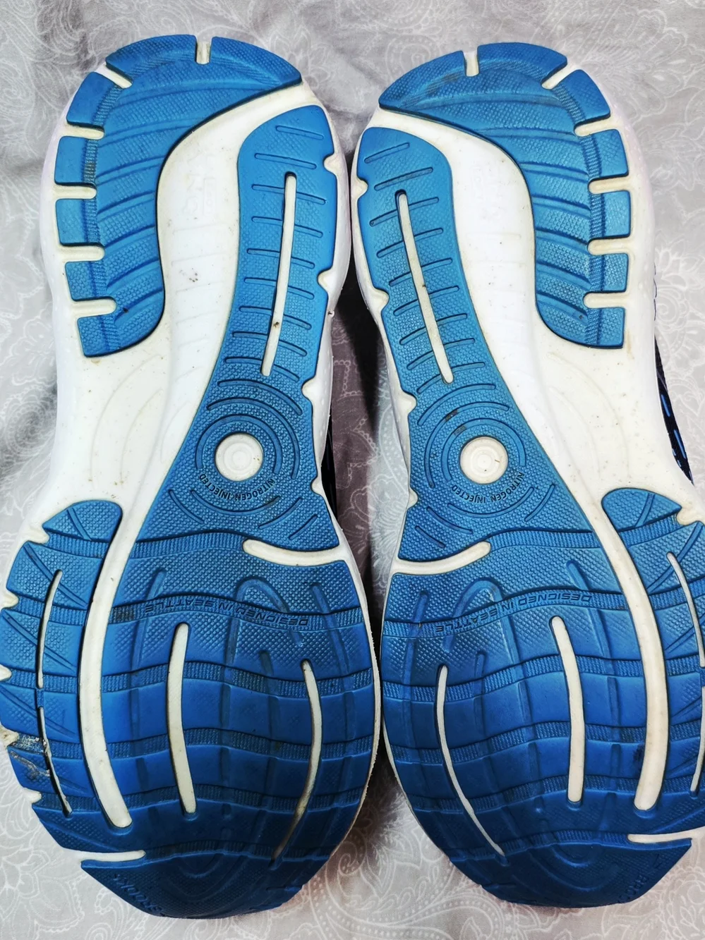 Brooks Glycerin GTS 20 Women's Running Shoes Size 10 B Medium Blue Purple